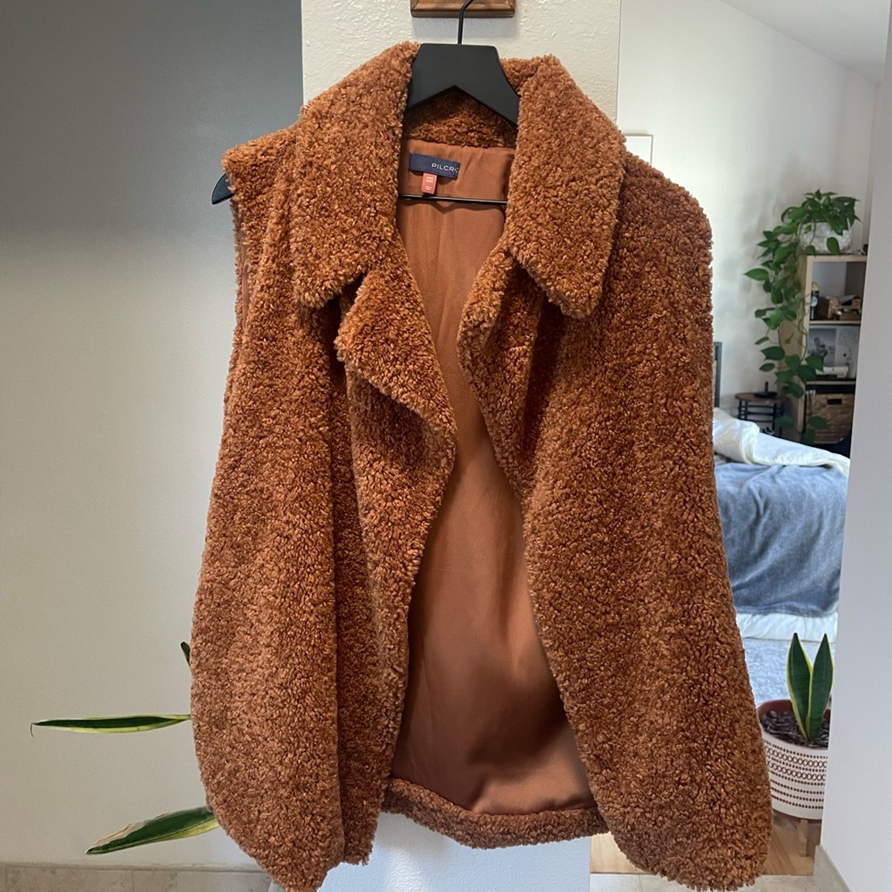Anthropologie | Pilcro Faux Sherpa Teddy Vest
